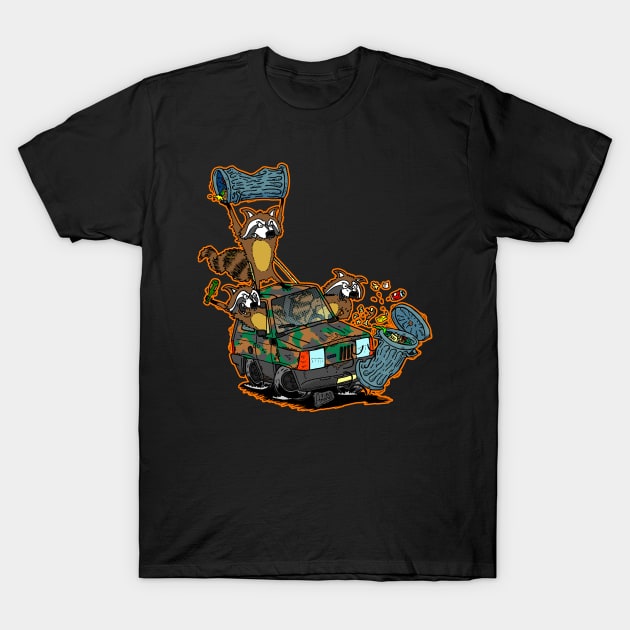 Trash Panda no text T-Shirt by Andres7B9